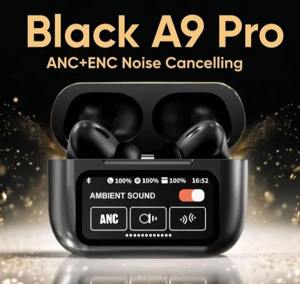A9 Pro ANC Touch Screen Display Earbuds