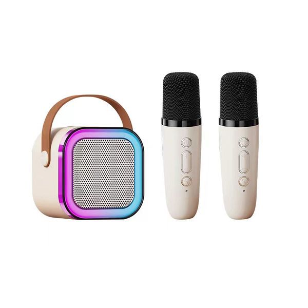 K12 Portable Bluetooth Karaoke Speaker with Dual Wireless Microphone