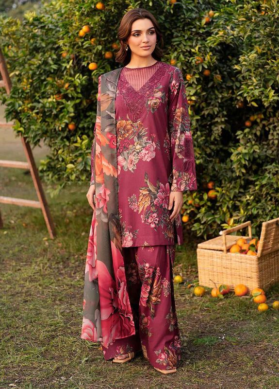 Printed Embroidered Lawn