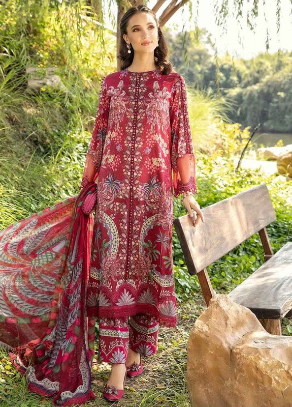 Printed Embroidered Lawn