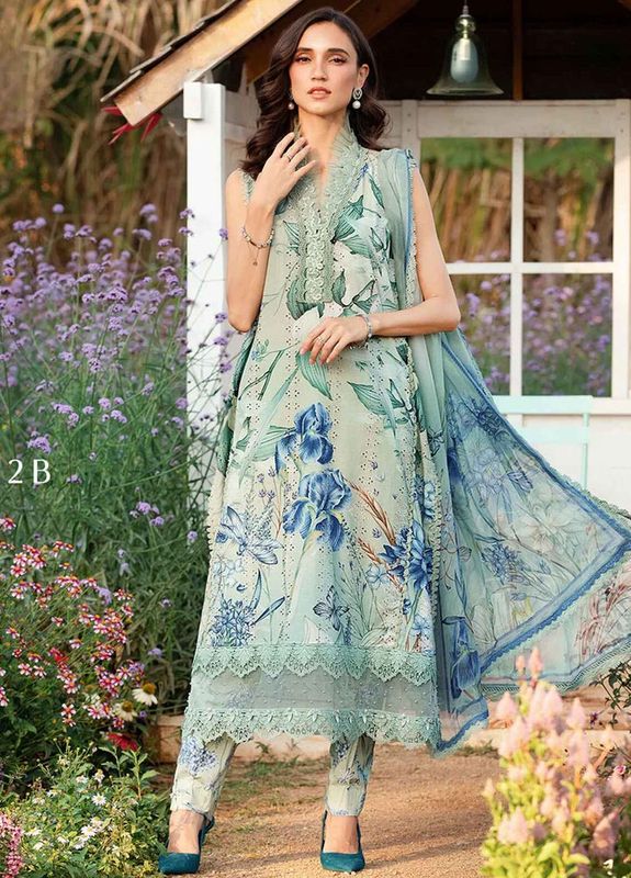 Printed Embroidered Lawn