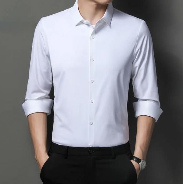 Formal juri Check Shirt (White)
