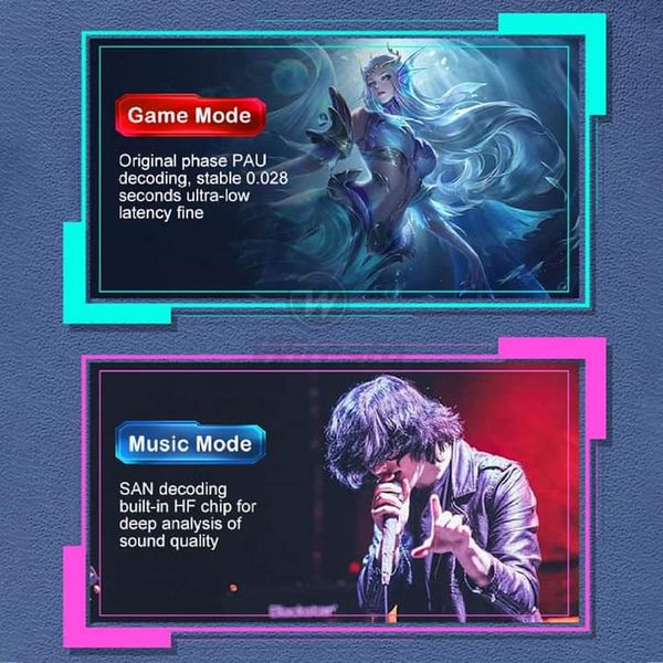 Wiresto Wireless Earbuds Gaming Earphones - Image 4