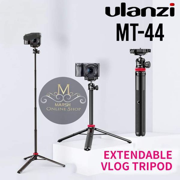 💥Ulanzi MT44 Extendable Vlog Tripod With 360° Ball Head