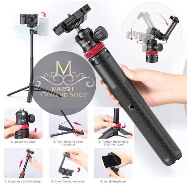 💥Ulanzi MT44 Extendable Vlog Tripod With 360° Ball Head - Image 6