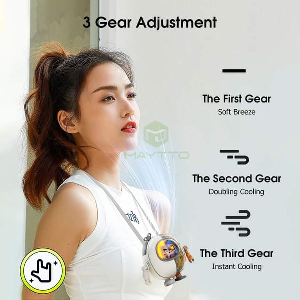 💥Maytto Rechargeable 3 Wind Speed Mini Handheld Fan - Image 8