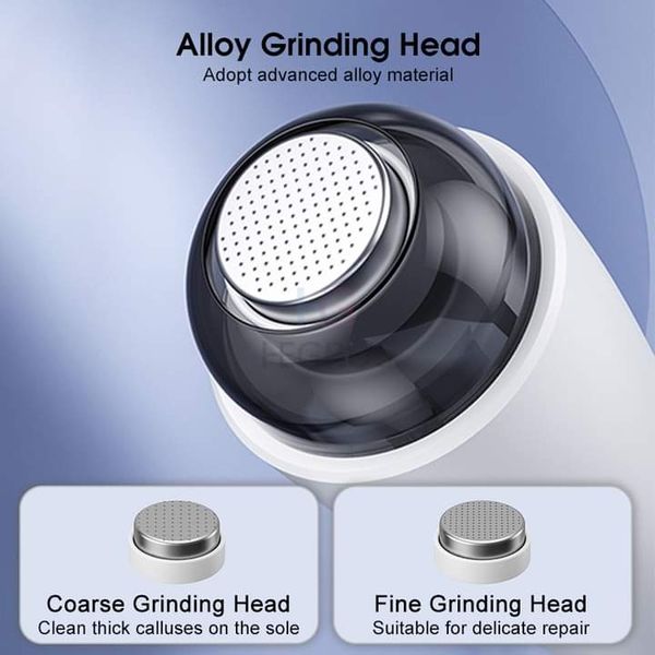 💥HEGRUS Rechargeable Electric Foot Grinder with 2 Grinding Heads - Image 2