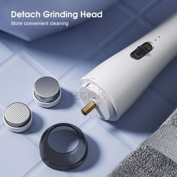 💥HEGRUS Rechargeable Electric Foot Grinder with 2 Grinding Heads - Image 3