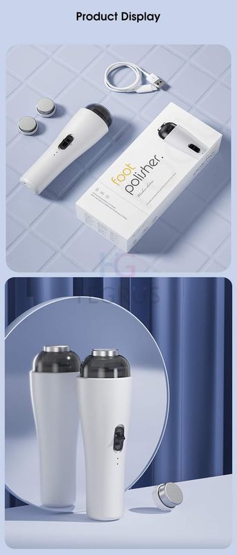 💥HEGRUS Rechargeable Electric Foot Grinder with 2 Grinding Heads - Image 9