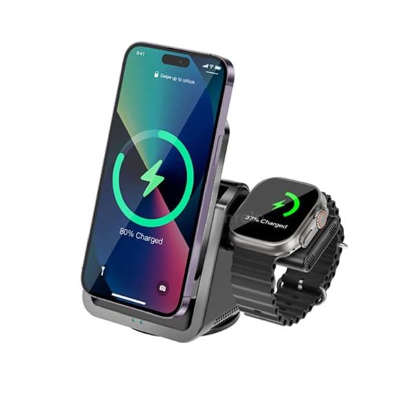 WiWU Coolpad 15W 3 in 1 Wireless Charging Station
