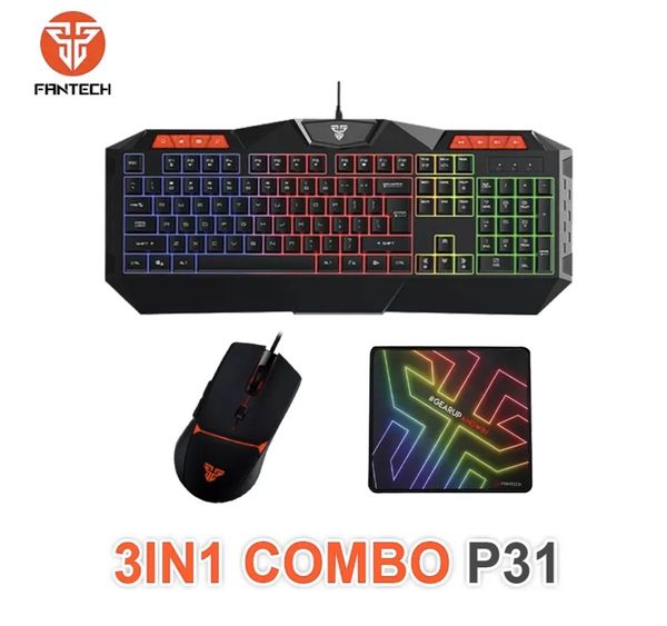 Fantech P31 Keyboard, Mouse & Mousepad Combo