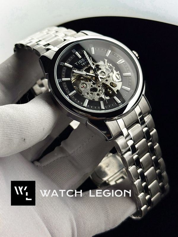 TISSOT AUTO CHAIN BLACK DIAL