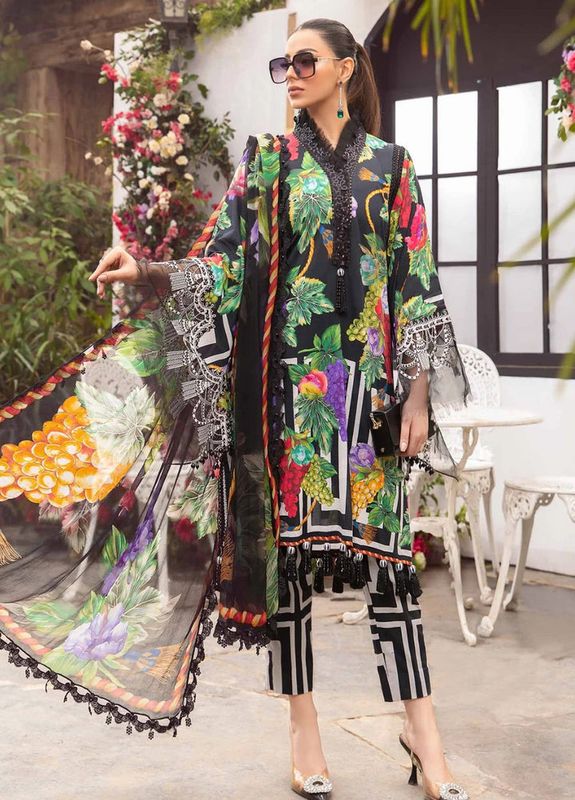 Printed Embroidered Lawn