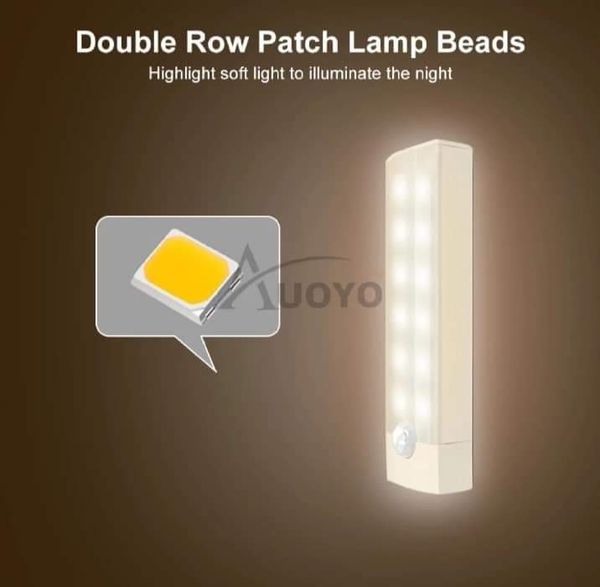 🔥Auoyo LED Body Motion Sensor Induction Long Strip Night Lamp - Image 3
