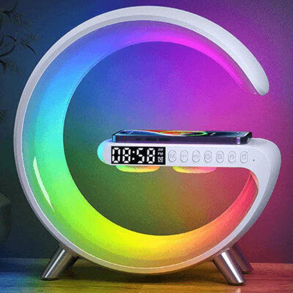 G Clock G63 Smart LED Digital Alarm Clock with Wireless Charging