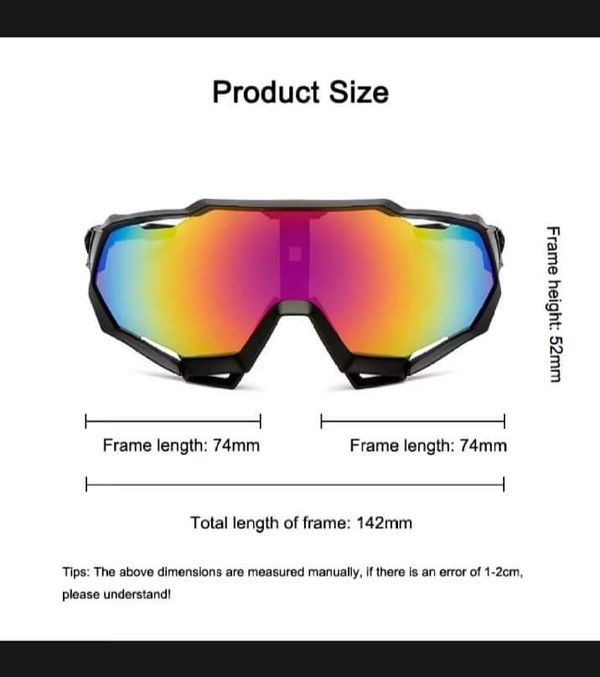LouLouisWill Men Polarised Cycling Sports Sunglasses - Image 2