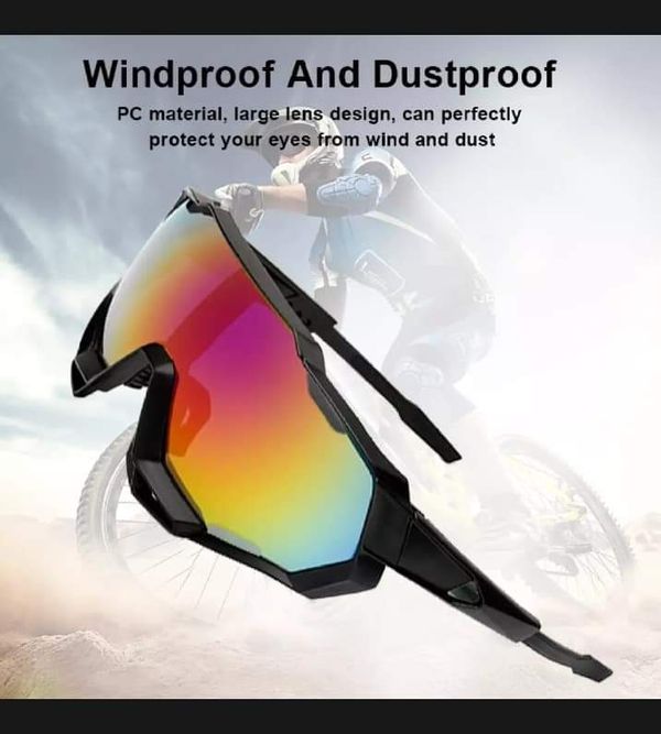 LouLouisWill Men Polarised Cycling Sports Sunglasses - Image 4
