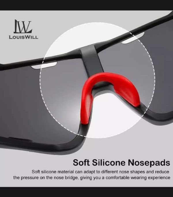 LouLouisWill Men Polarised Cycling Sports Sunglasses - Image 10