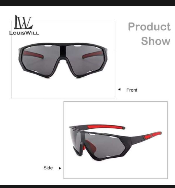 LouLouisWill Men Polarised Cycling Sports Sunglasses - Image 11