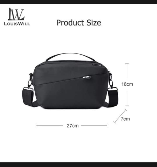 LouisWill Men Waterproof Business Shoulder Bag - Image 7