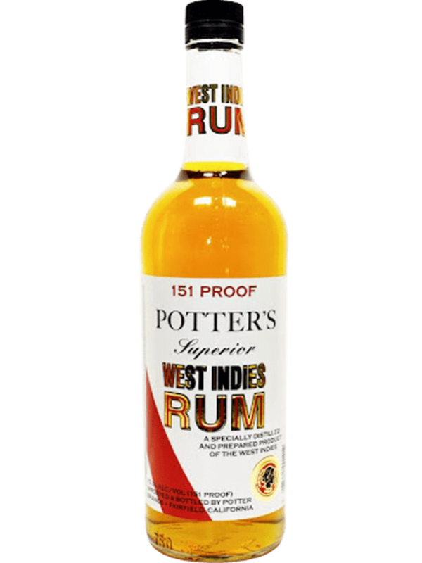 Potter’s 151 Rum