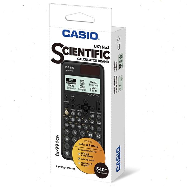 CASIO FX-991CW Scientific Calculator (3 Years Warranty) - Image 2