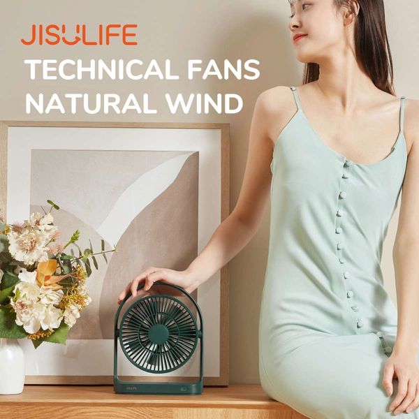 🔰JISULIFE FA19A USB Portable Rechargeable Fan (4000mAH Battery) - Image 7
