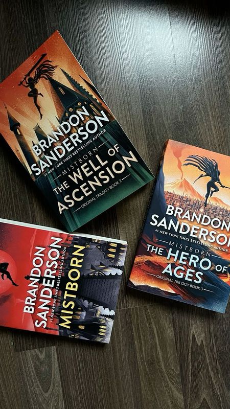 The Mistborn Trilogy by Brandon Sanderson