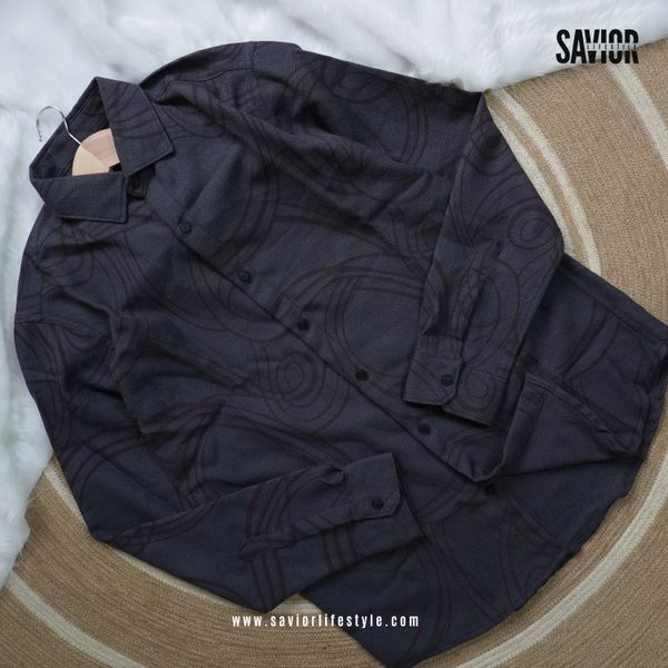 Night Spril - Dobby Fabric Full Sleeve Shirt