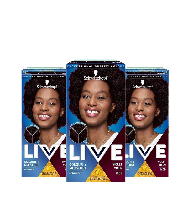 Schwarzkopf Live Hair Colour + Moisture M09 Violet Vixen