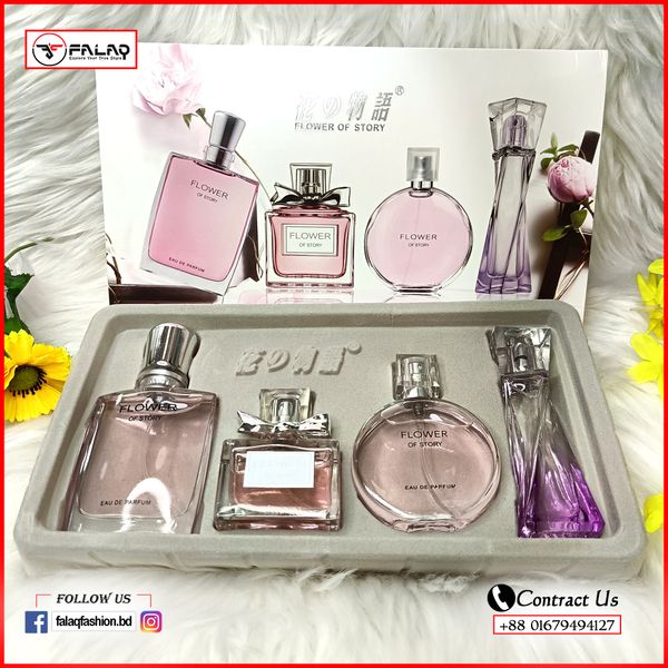 Perfume Set For Women (25ml X 4pcs)= Total 100ml 1351