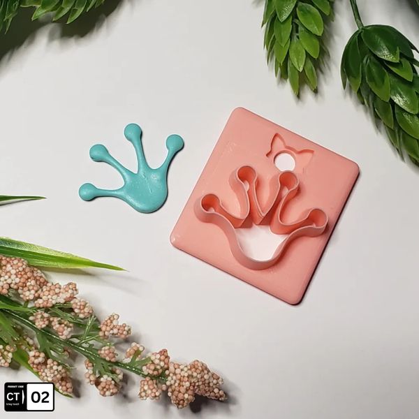Frog Footprint Clay Cutter