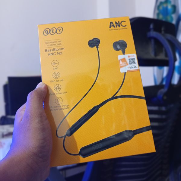 QCY Bass Bloom ANC N2 Bluetooth Neckband