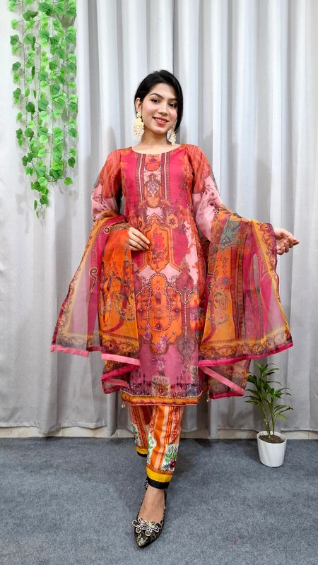 মসলিন অরগাঞ্জা -Zero Soft Pink