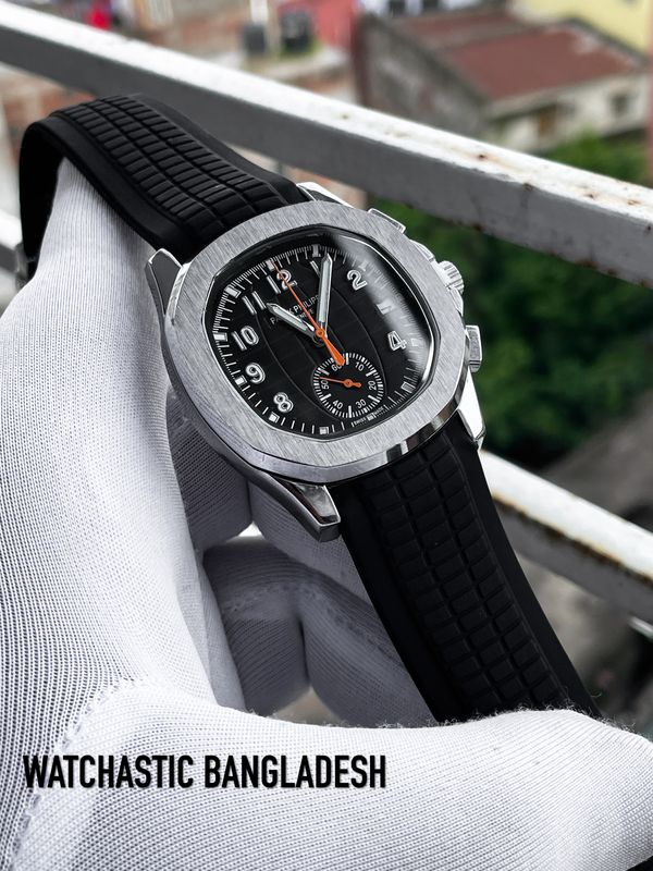 Patek Aquanut Black Dial