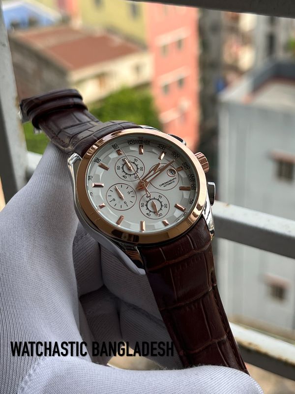 Tissot Auto Brown Belt Rose Gold Case
