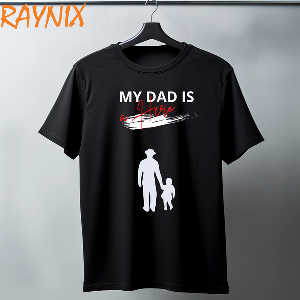 My Hero My Baba – Father’s Day Special Cotton T-Shirt
