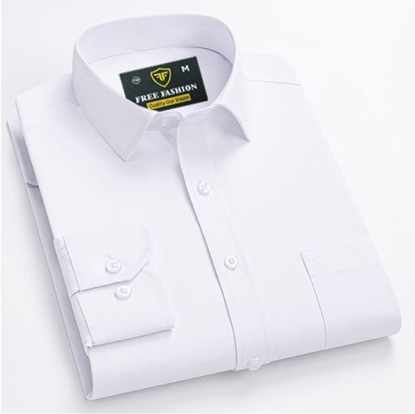 Man's Premium Oxford Cotton Fabrics Farmal Shirt {Calor WHITE}
