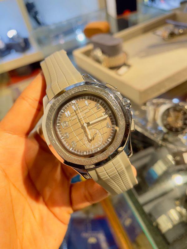 PATEK AQUANAUTE GREY BELT AA