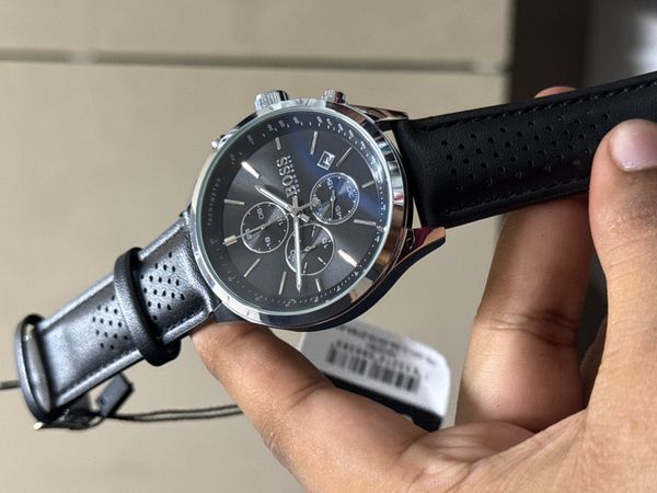 BOSS BLACK BELT BLACK DIAL