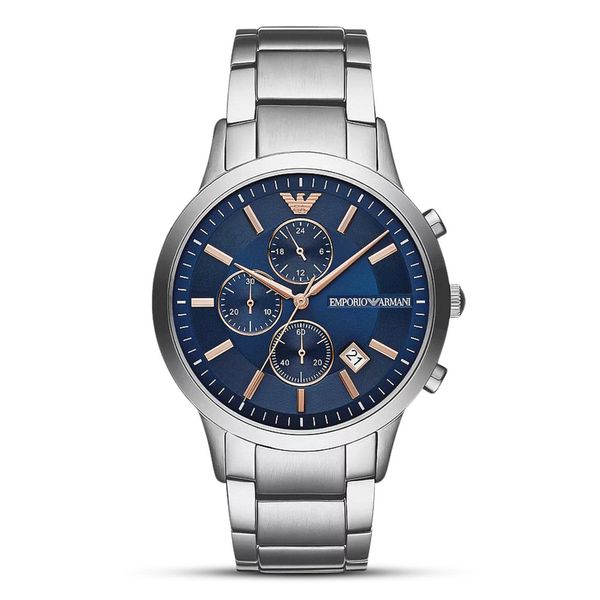 EMPORIO ARMANI RENATO ANALOG BLUE DIAL MEN'S WATCH AR11458