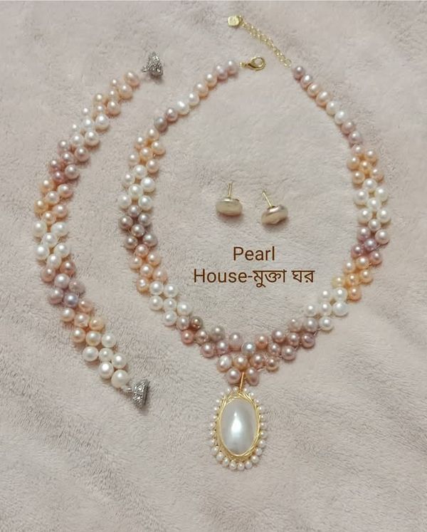 Premium quality Pearl necklace Set Combo