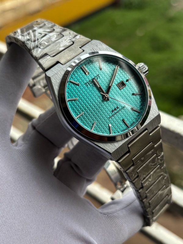 Tissot Prx Chain Silver Tiffany Dial