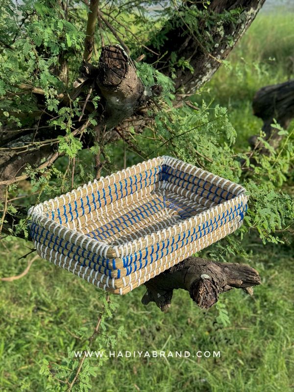 কুষ্টিয়ার ছনের তৈরি বাস্কেট (২ পিচের সেট)