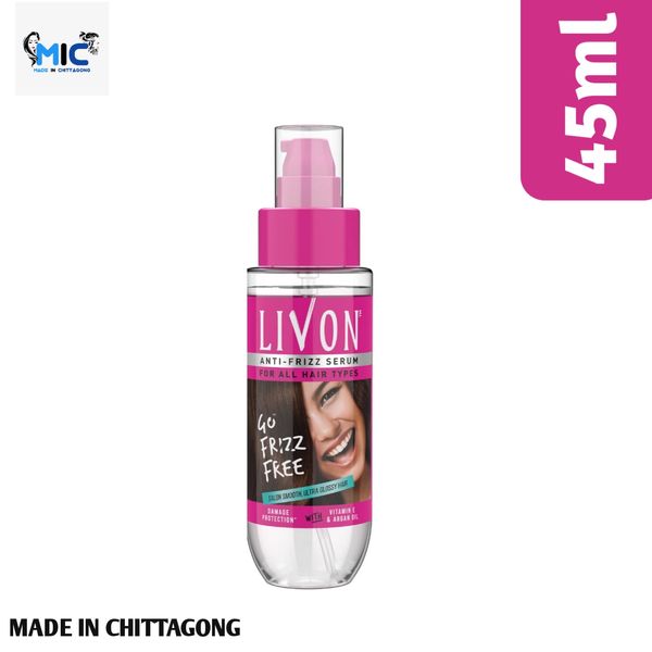 Livon Damage Protection Anti Frizz Serum - 45ml