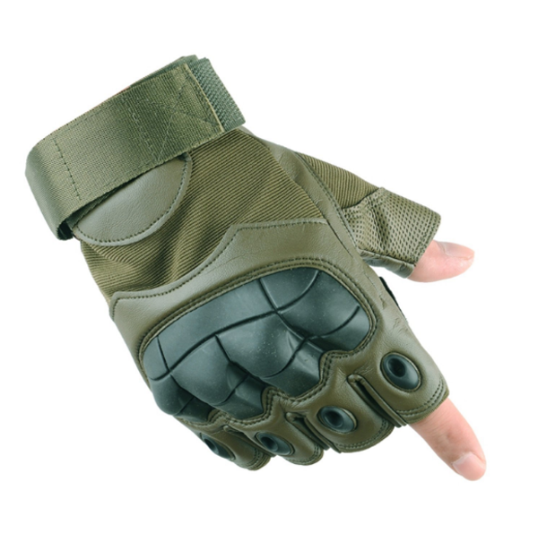 Half finger Tactical Outdooe Artificial Leather High Quality Hand Gloves