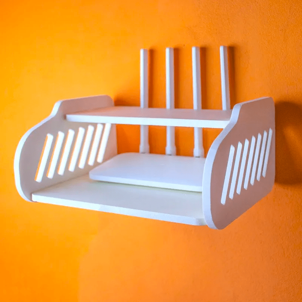 Router Stand – White Color