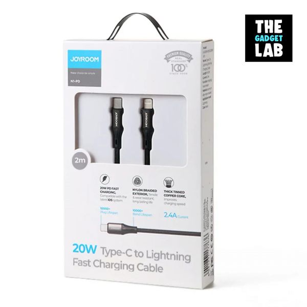 JOYROOM 20W (N1-PD) Type C To Lightning PD Fast Charging Cable(Iphone cable) - Image 2