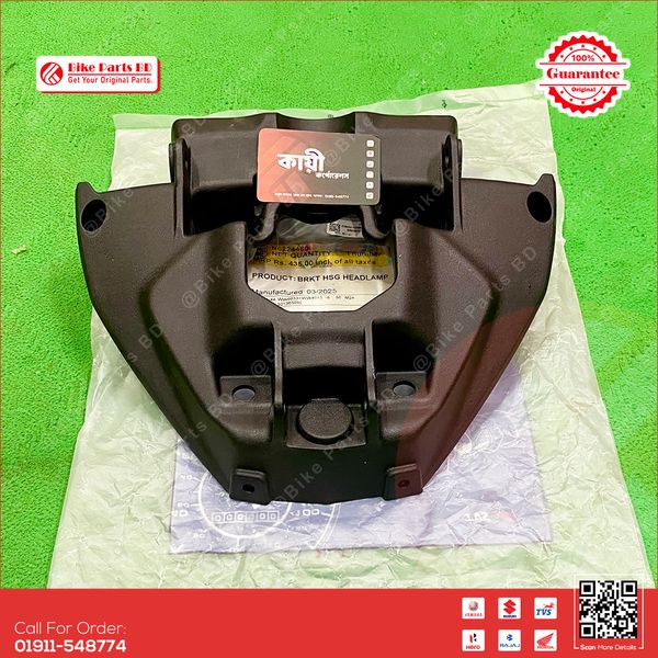 Headlight Clam for TVS Raider 125cc bike.