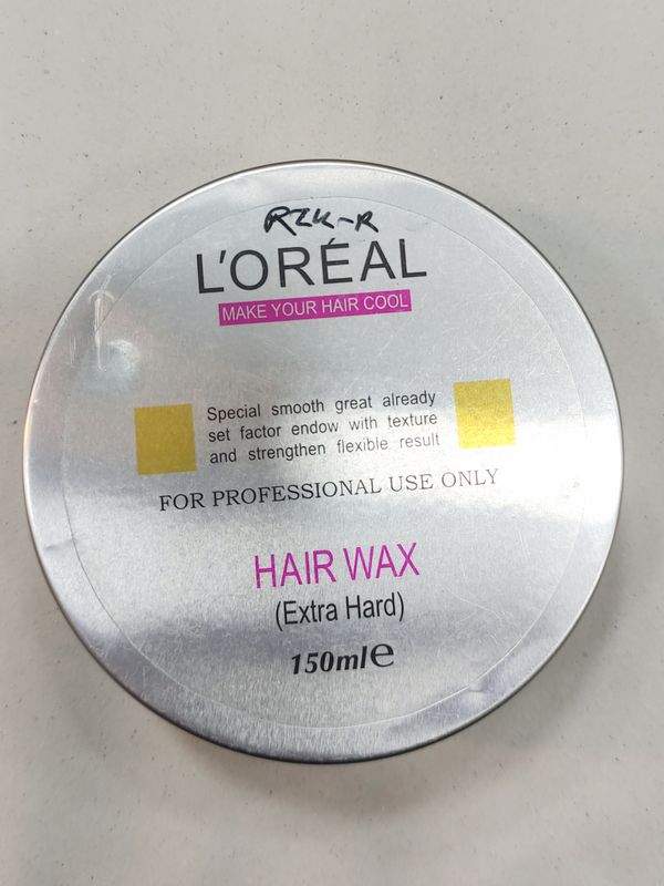 International France product Hair care Loreal hair wax (Extra Hard) used for male - 150 ml